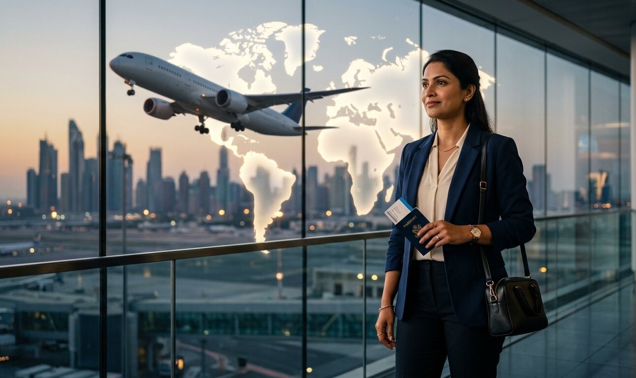 Beyond Borders Visa Services team helping clients